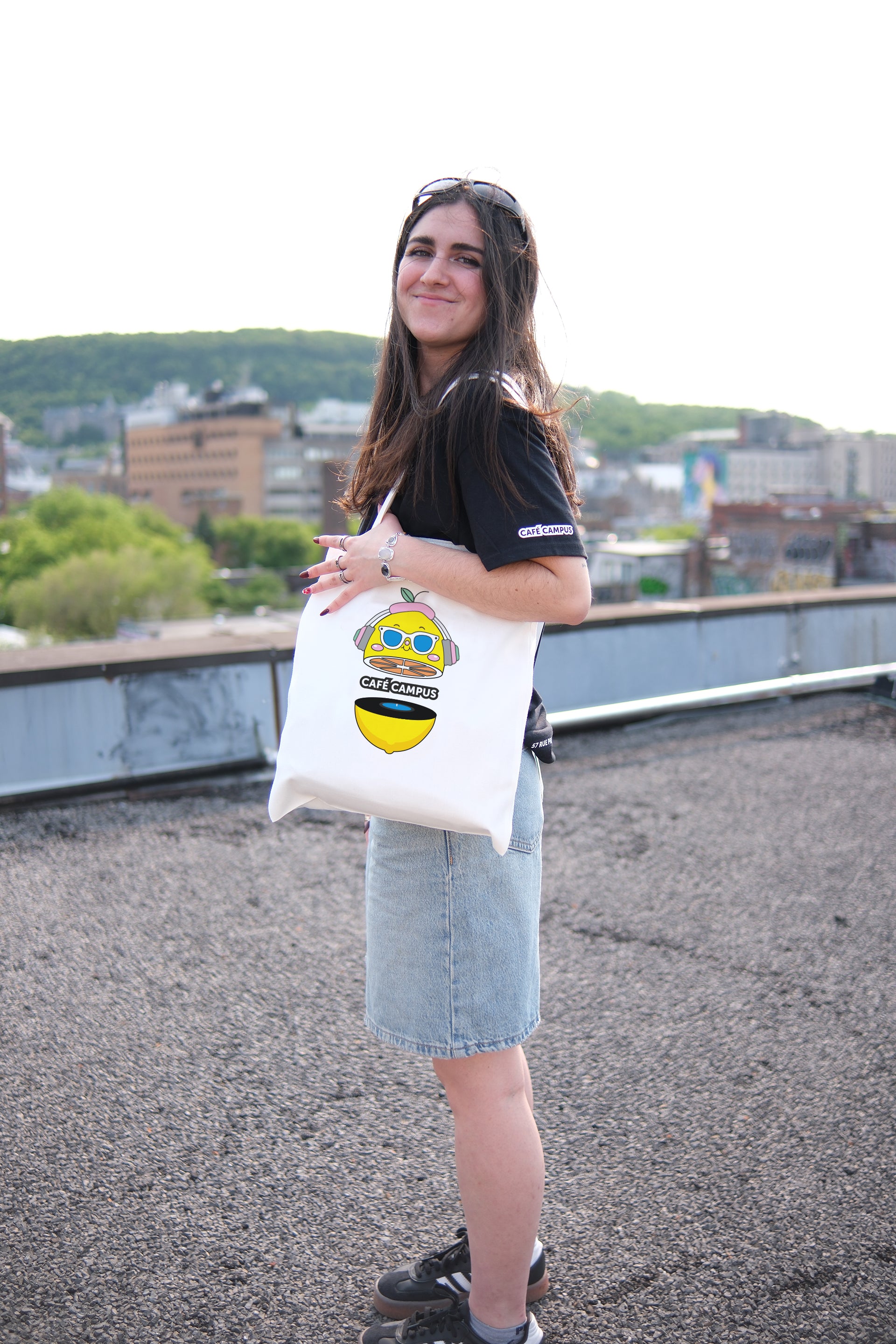 Tote bag Citron / Platine 🍋✨🎧