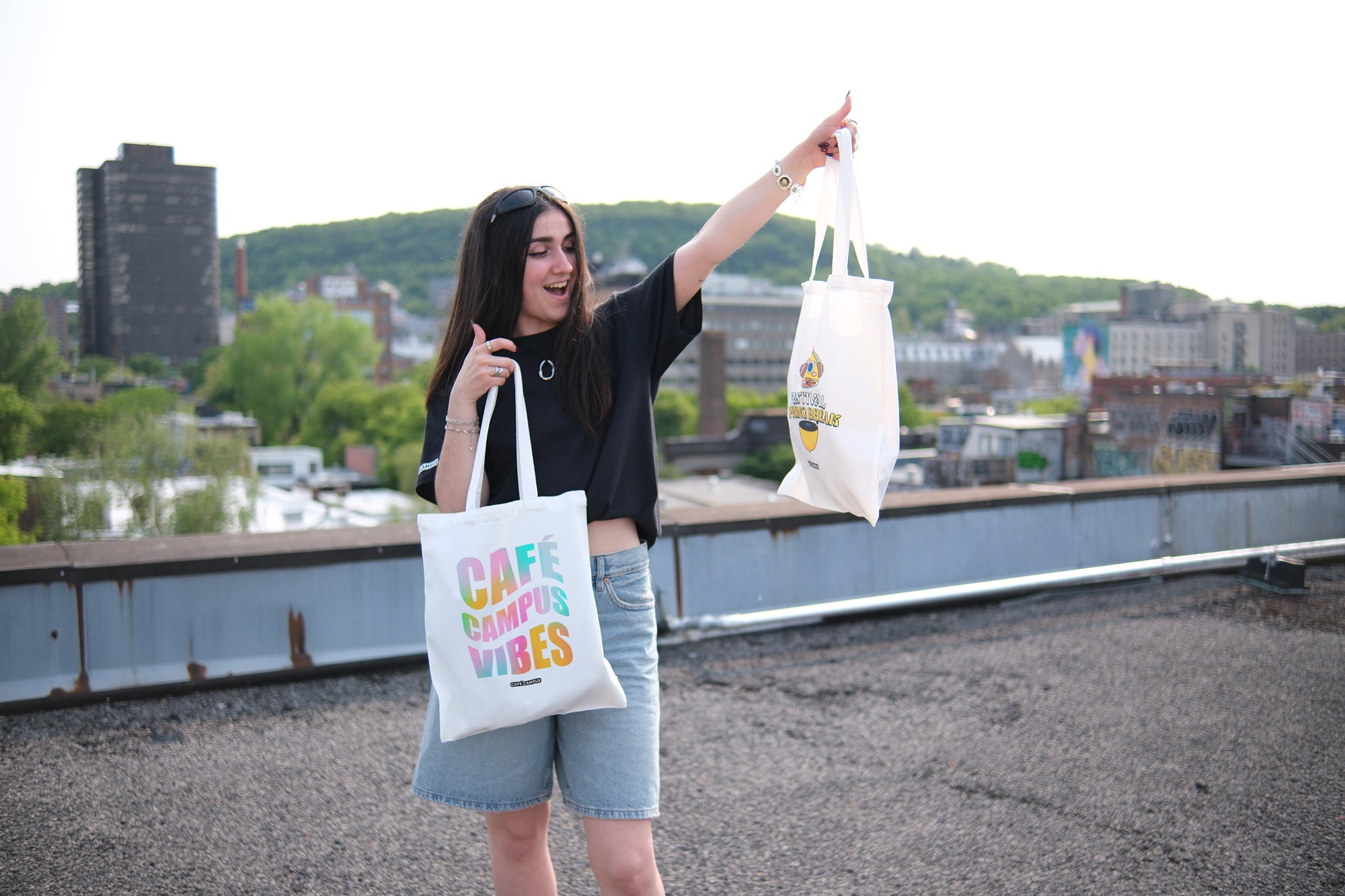 Tote bag Café Campus Vibes